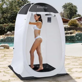 Alvantor Tienda de campaña de Ducha portátil, Vestuario al Aire Libre