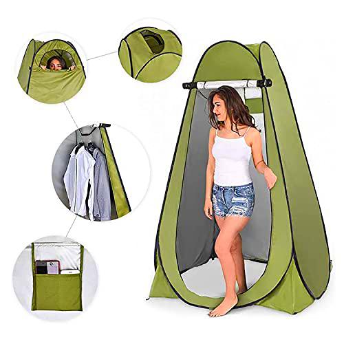 Walgreen® Portátil al aire libre instantánea Pop Up tienda de privacidad Camping ducha WC cambiador con bolsa de transporte (verde)