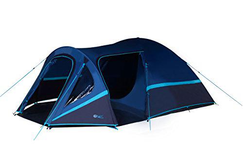 Portal Outdoor Avia 4 Tienda de campaña, Unisex, Azul y Negro