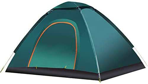 thematys Carpa Ligera Pop Up de Color Naranja-Verde con Bolsa de Transporte Acampar