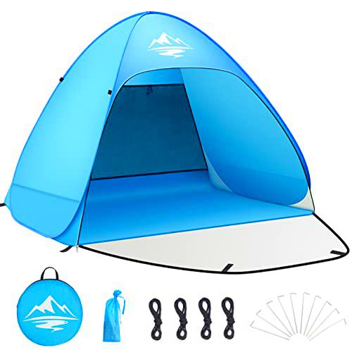 Tienda de campaña emergente, portátil, ligera, para la playa para personas S (2-3),(L3-4)
