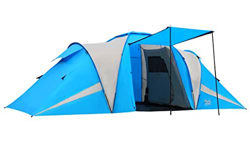 Timber Ridge Tienda de Campaña de 4/6 Hombre, Tienda Grande Familiar para 2 Dormitorios