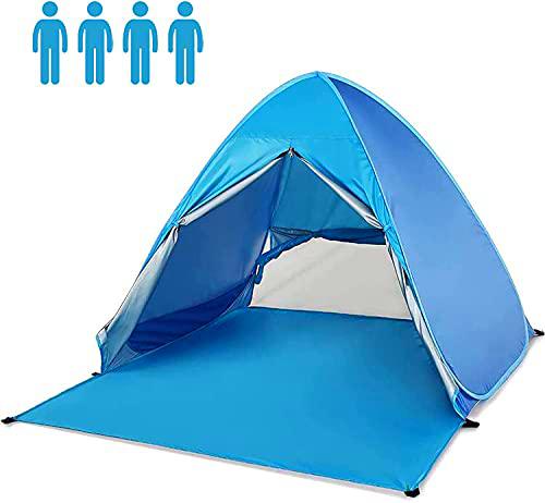 YINGJEE Tienda de playa plegable y portátil con protección solar anti UV SPF 50+