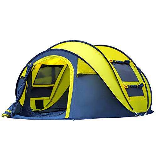 Toldos Automáticos Al Aire Libre Para Camping Tiendas De Apertura Rápida Impermeables 4 Personas Canopy Con Bolsa De Transporte Fácil De Configurar Por Qisan