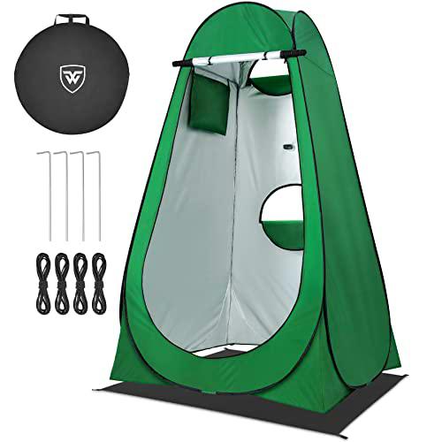 WONSEFOO Tienda de inodoro para acampar Pop Up Tienda de inodoro Ducha Tienda de privacidad
