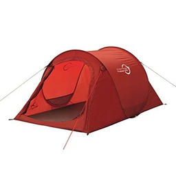 Easy Camp Pop-Up Tienda Tipo túnel, Unisex Adulto, Rojo, 2 Personas
