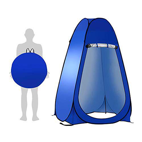 ANLEM Tienda de campaña para el inodoro Pop Up Ducha de privacidad Tiendas de campaña para cambiar al aire libre Vestir Pesca Baño