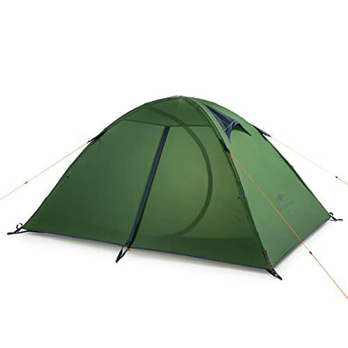 Naturehike Tienda de Acampada Ultraligera para 2 Personas Cúpula Impermeable y Cortaviento Senderismo al Aire Libre Mochilero