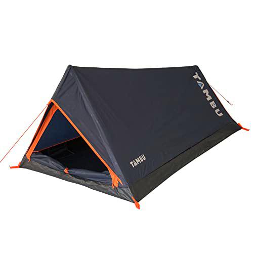Carpa ultraligera 1,5 kg de fibra de vidrio varillaje ciclista trekking tienda 2000 mm columna de agua vivac