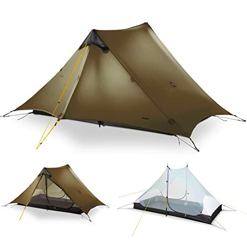 MIER Lanshan - Tienda de campaña Ultraligera para 3 Estaciones para 1 Persona o 2 Personas