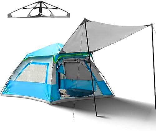 Overmont Automática Tienda de Campaña con Lona, 3-4 Personas Portátil Ultraligera Carpa