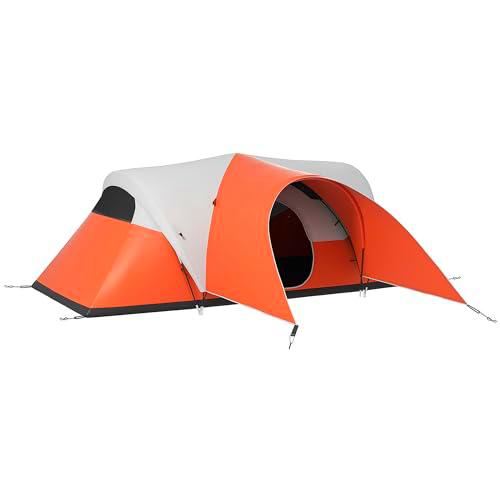 Outsunny Tienda de campaña tipo túnel impermeable para 6 personas