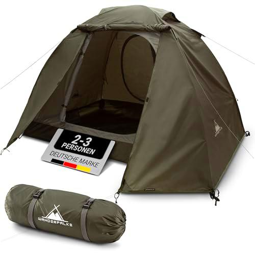 WANDERFALKE® Tienda de campaña impermeable para 2 - 3 personas