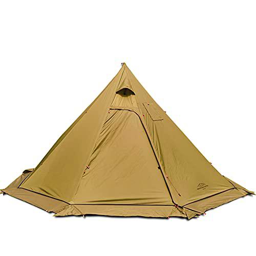 PRESELF Tienda de campaña Ligera Tipi para 3 Personas con Tubos de combustión ignífugos