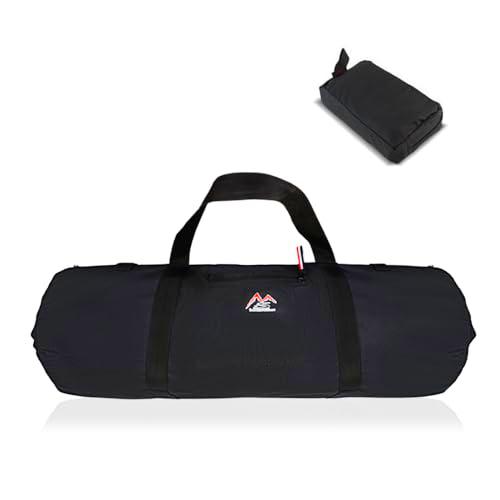 Bieiyhe Bolsa de Almacenamiento para Tienda de CampañA Negro Bolsa para Organizar Tienda de CampañA Bolsa para Poste de Tienda de Camping Oxford Bolsa Transporte para Exteriores 75 * 26 * 26cm
