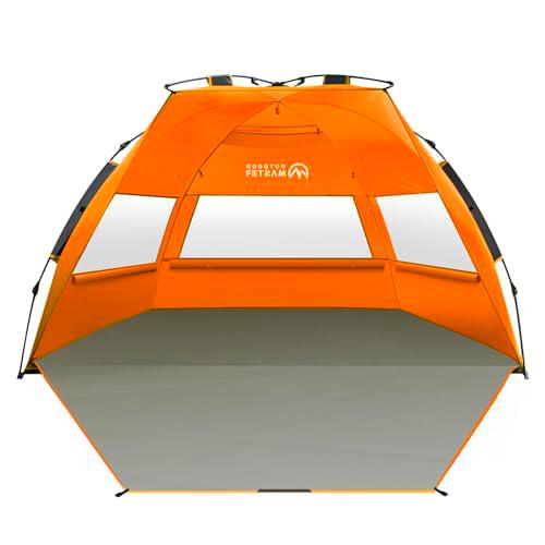 OutdoorMaster Tienda de campaña de Playa desplegable para 3-4 Personas