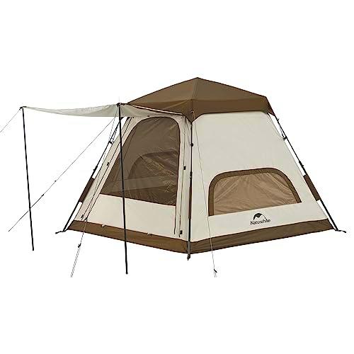Naturehike Tienda de Campaña Automática Instant Pop up 4 Personas Fácil Montaje Impermeable Cortaviento Protección UV para la Familia Camping Jardín Aire Libre