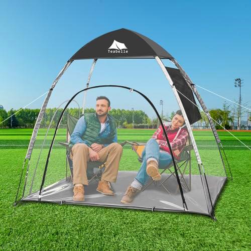 Teabelle 5.9ft Sport Tent Black Tienda Deportiva Negra de 6 pies