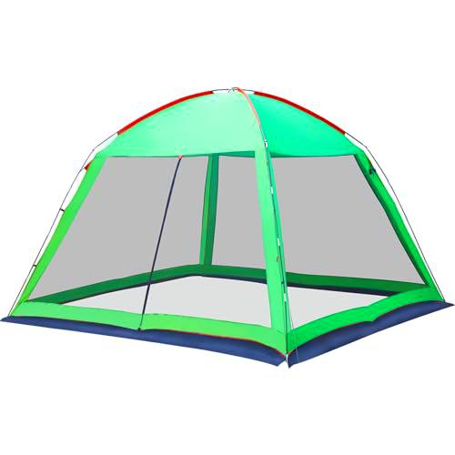 CAMPMORE 246 x 366 x 366 cm 9 personas espacio de pantalla decoración de malla para techo de pared tienda de campaña toldo para patio trasero camping exterior