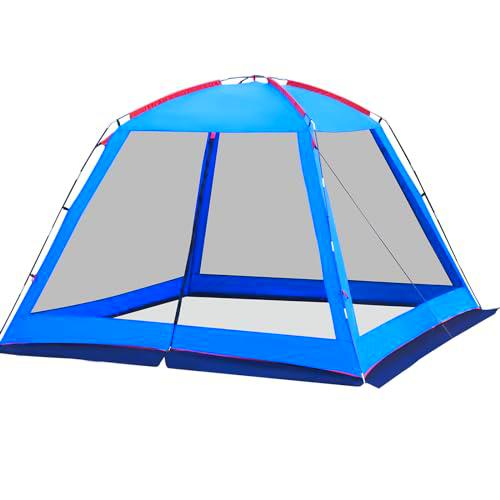 CAMPMORE 246 x 366 x 366 cm 9 personas espacio de pantalla decoración de malla para techo de pared tienda de campaña toldo para patio trasero camping exterior