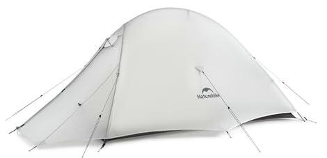 Naturehike Cloud Up UL Tienda De Campaña para 1/2 Personas Compacta Ultraligera de Doble Capa Impermeable Cortaviento para Senderismo al Aire Libre Festivales