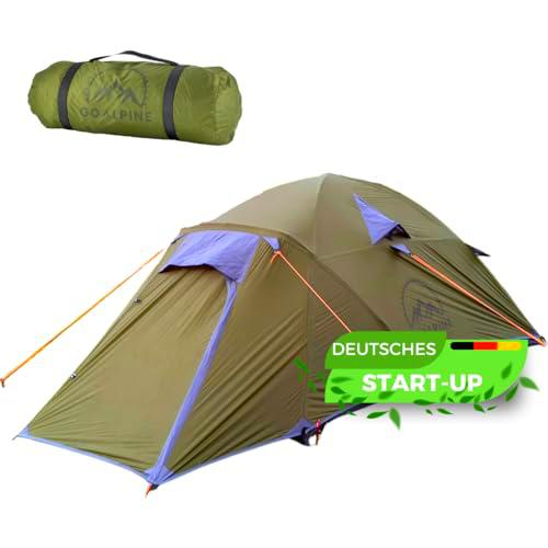 GoAlpine® ESKAPADE II Tienda de campaña para 2 personas grandes