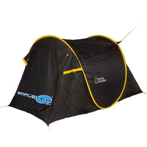 National Geographic - Tienda de campaña Iglú para 2 personas | Fácil de montar con Pop-Up Rápido | Impermeable