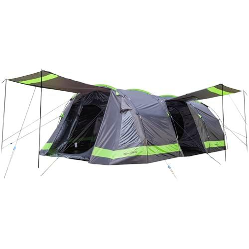 Skandika Kambo Tienda de campaña Familiar túnel para 6/8/12 Personas | Impermeable con 3000 de Columna de Agua