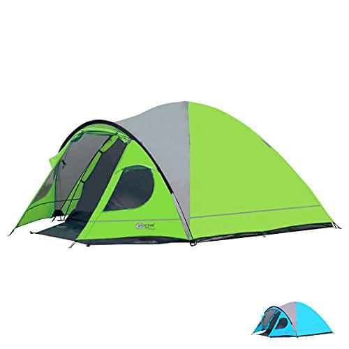 Portal Outdoors Bravo 4 - Tienda de campaña Ligera con Postes de Fibra de Vidrio