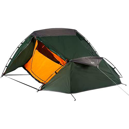 Ultrasport Trekking tienda, color verde/naranja, tamaño 3 personas