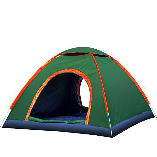 thematys Carpa Ligera Pop Up de Color Naranja-Verde con Bolsa de Transporte Acampar