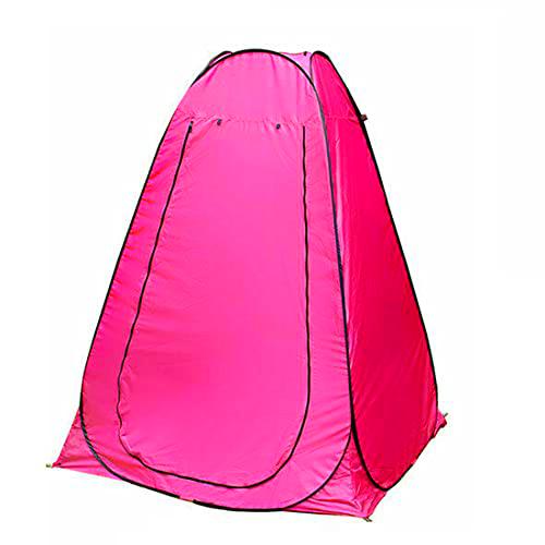 Walgreen® Portátil al aire libre instantánea Pop Up tienda de privacidad Camping ducha WC cambiador con bolsa de transporte (rosa)