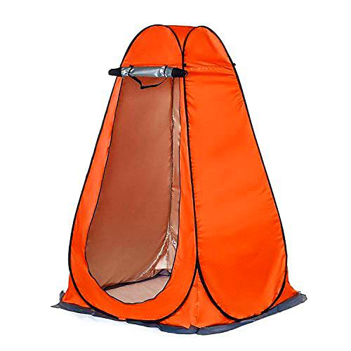 Walgreen® Portátil al aire libre instantánea Pop Up tienda de privacidad Camping ducha WC cambiador con bolsa de transporte (naranja)