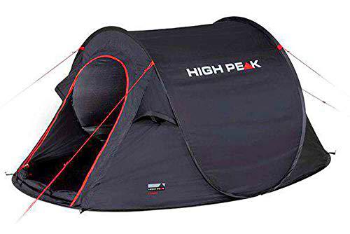 High Peak 10280 Pop Up Vision 2-Tienda de campaña, Color Negro